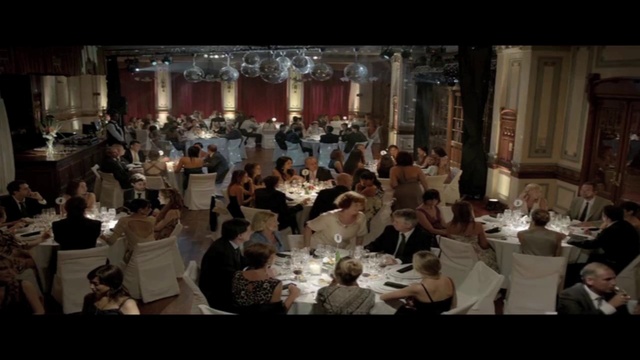 Video Reference: Photograph, Restaurant, Crowd, Function hall, Banquet, Event, Meal, Rehearsal dinner, Lady, Ceremony, Person