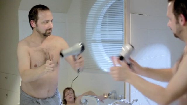 Video Reference: Hair, Skin, Male, Muscle, Arm, Facial hair, Barechested, Chest, Eyelash, Trunk, Person