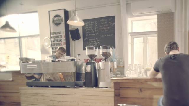 Video Reference: window, interior design, furniture, Person