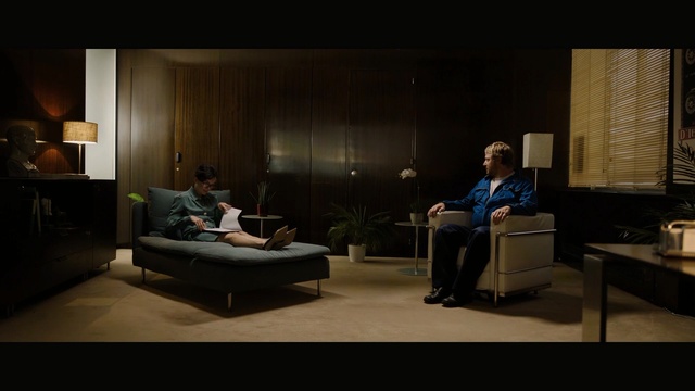 Video Reference: Furniture, Living room, Room, Couch, Interior design, Sitting, Design, Comfort, Table