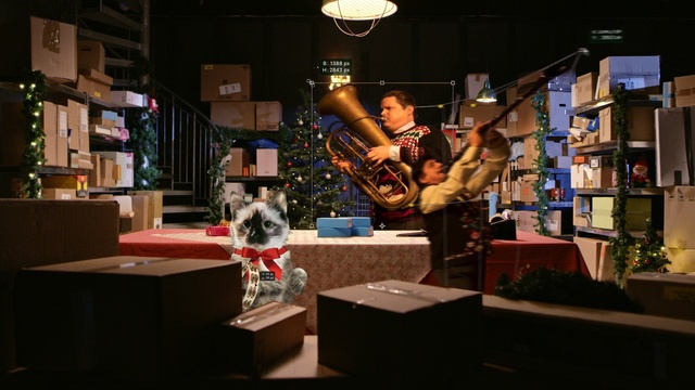 Video Reference: Bookselling, Building, Night, Person