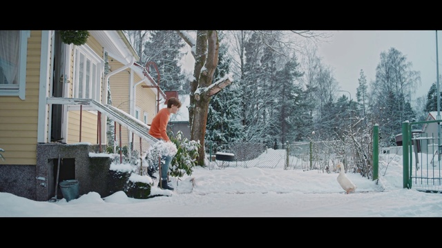 Video Reference: Snow, Winter, Freezing, Tree, Home, Screenshot, House, Photography, Residential area, Frost