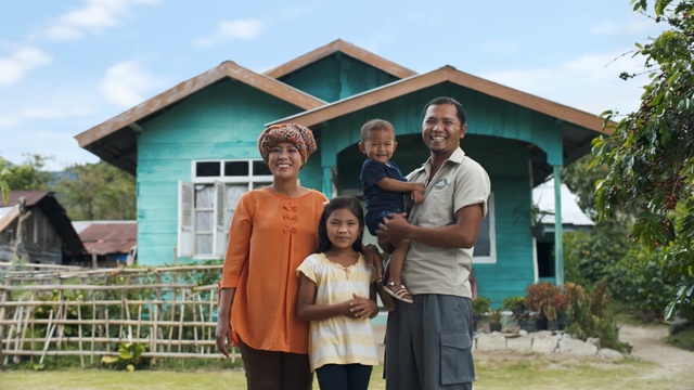 Video Reference: people, house, property, community, home, tree, family, real estate, fun, recreation, Person