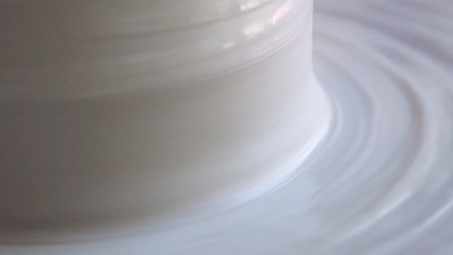 Video Reference: white, cream, dairy product, tableware, material