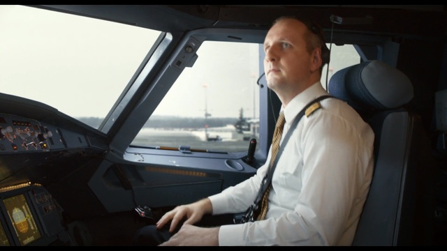 Video Reference: Vehicle, Pilot, Cockpit, Air travel, Windshield, Airline, Bus driver, Driving, Automotive window part, Aviation, Person