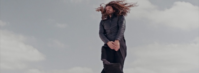 Video Reference: sky, denim, standing, shoulder, jeans, outerwear, cloud, girl, neck, photo shoot