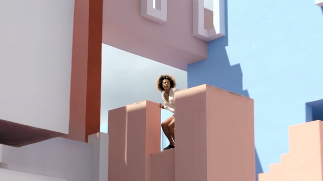 Video Reference: Pink, Architecture, Animation, Screenshot, House, Room, Illustration, Shadow, Fictional character, Art