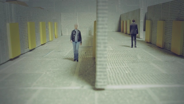 Video Reference: floor, infrastructure, wall, light, snapshot, architecture, flooring, structure, line, wood, Person