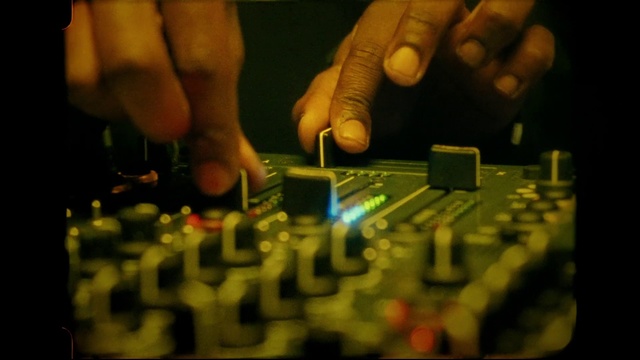 Video Reference: Mixing console, Electronics, Audio equipment, Finger, Technology, Hand, Sound engineer, Electronic device, Electronic engineering, Disc jockey