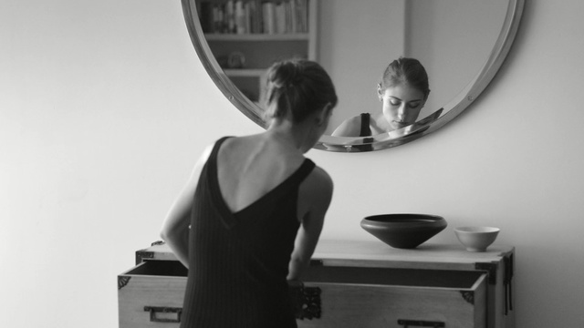 Video Reference: Photograph, Black, White, Shoulder, Black-and-white, Monochrome, Standing, Monochrome photography, Snapshot, Arm