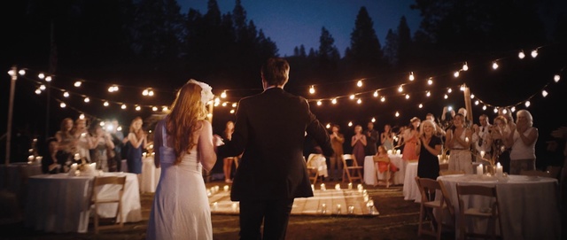 Video Reference: Photograph, Ceremony, Event, Wedding, Bride, Wedding dress, Dress, Wedding reception, Lighting, Marriage