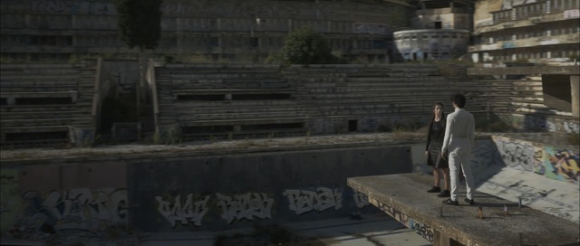 Video Reference: screenshot, ruins, archaeological site, building, facade, Person