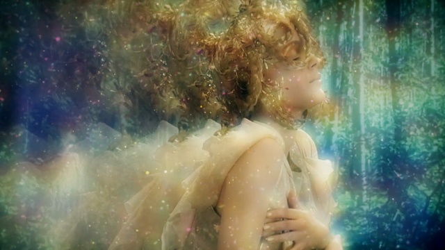 Video Reference: emotion, girl, atmosphere, cg artwork, human, sky, organism, mouth, watercolor paint, computer wallpaper, Person