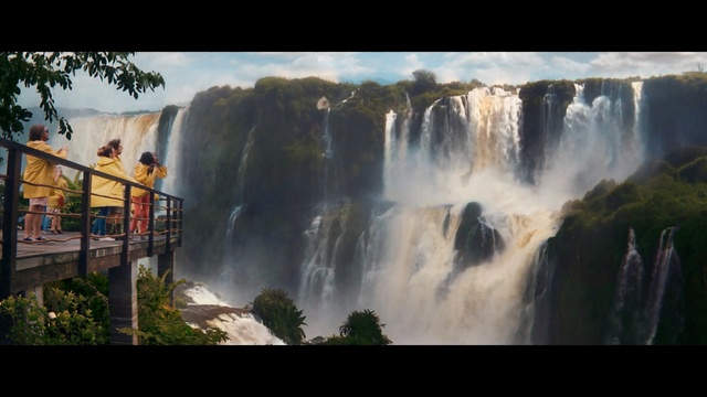 Video Reference: Waterfall, Water resources, Nature, Water, Natural landscape, Chute, Water feature, Nature reserve, Watercourse, Hill station, Person