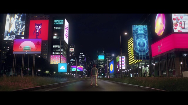 Video Reference: Metropolitan area, Metropolis, Night, City, Urban area, Landmark, Cityscape, Electronic signage, Neon, Light