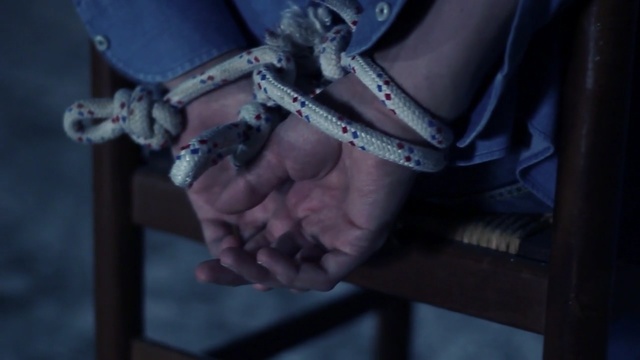 Video Reference: hand, arm, darkness, finger, space, Person