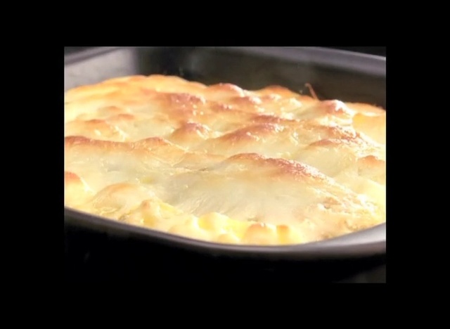 Video Reference: Dish, Food, Cuisine, Ingredient, Tartiflette, Recipe, Dessert, Gratin, Moussaka, Baked goods