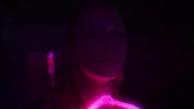 Video Reference: Violet, Purple, Pink, Light, Magenta, Red, Neon, Lighting, Darkness, Mouth