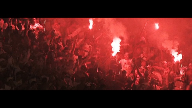 Video Reference: red, entertainment, light, sky, crowd, geological phenomenon, flare, computer wallpaper, darkness, smoke