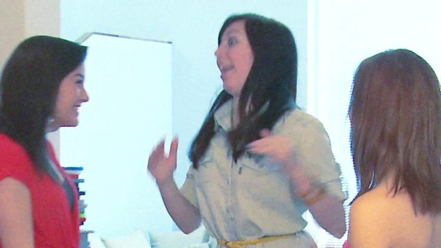 Video Reference: Hair, Long hair, Mouth, Black hair, Fun, Gesture, Jaw