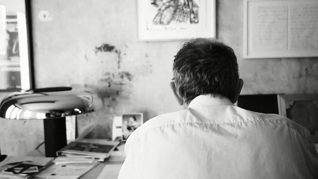 Video Reference: photograph, white, black, black and white, photography, monochrome photography, monochrome, portrait, furniture, angle