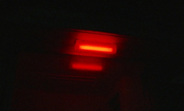 Video Reference: Automotive lighting, Red, Light, Orange, Automotive tail & brake light, Auto part, Room, Darkness, Photography, Car