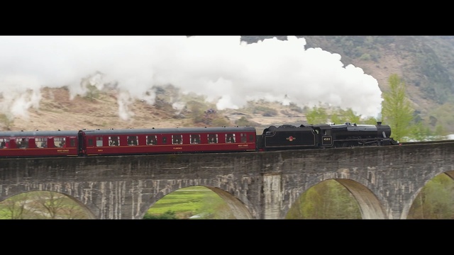 Video Reference: Transport, Train, Railway, Mode of transport, Rolling stock, Vehicle, Locomotive, Track, Railroad car, Viaduct