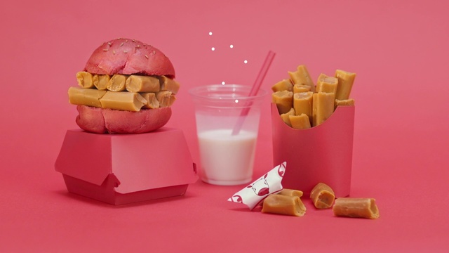 Video Reference: Food, Sweetness, Cuisine, Snack, Fast food, Dish, Dessert, Junk food, American food, Kids meal