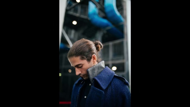 Video Reference: Hair, Photograph, Blue, Hairstyle, Electric blue, Snapshot, Fashion, Photography, Human, Formal wear