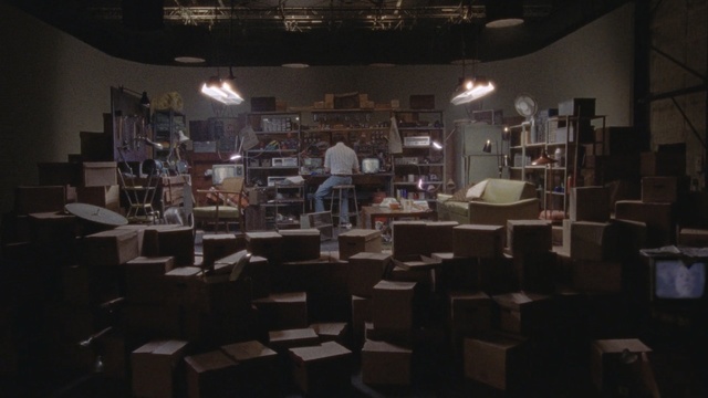 Video Reference: lighting, restaurant, interior design, table, darkness, Person