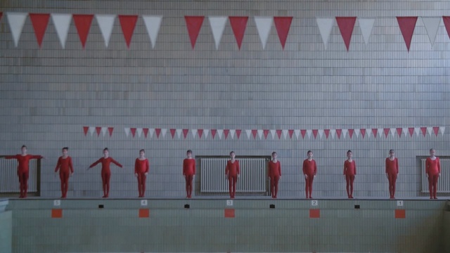 Video Reference: Red, Line, Textile, Pattern, Art