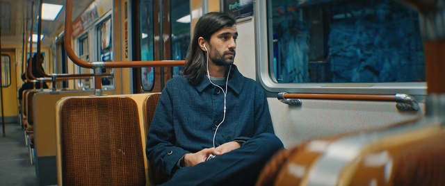 Video Reference: blue, sitting, girl, Person