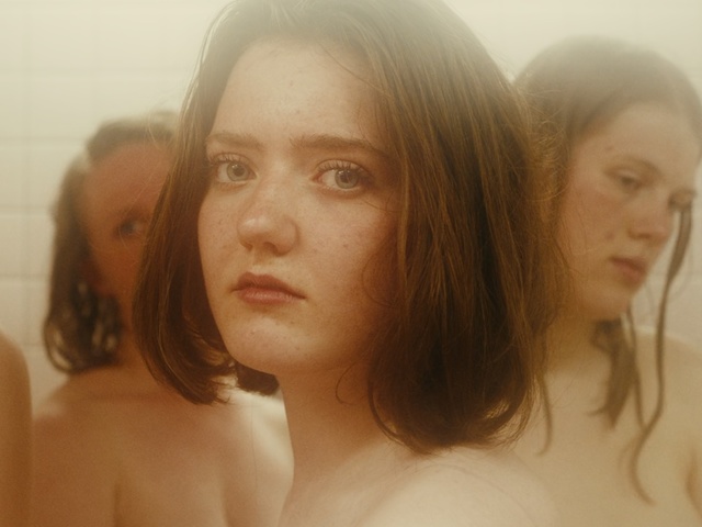Video Reference: human hair color, eyebrow, forehead, chin, blond, girl, lip, long hair, neck, brown hair, Person