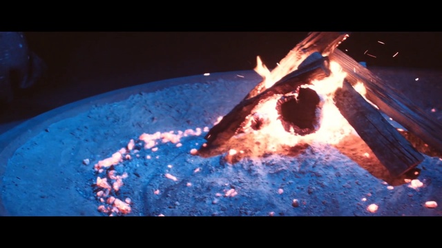 Video Reference: blue, campfire, water, screenshot, flame, space, darkness, earth, heat, world