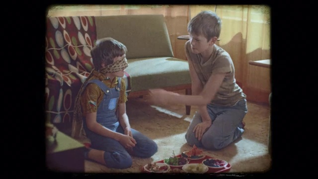 Video Reference: Snapshot, Human, Sitting, Conversation, Fun, Human body, Child, Photography, Art, Adaptation