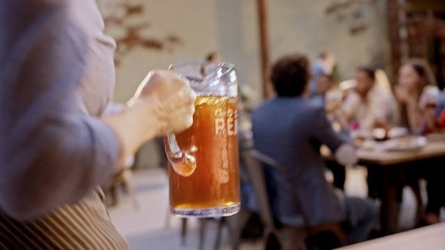 Video Reference: drink, alcoholic beverage, beer, liqueur, distilled beverage, alcohol, brunch, cocktail, food, taste