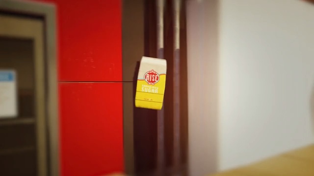 Video Reference: Red, Yellow, Room, Fire extinguisher, Material property, Door
