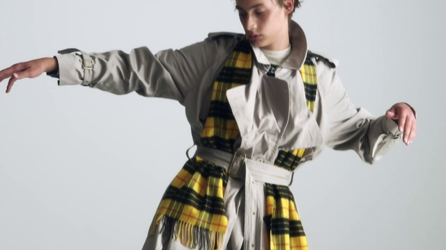Video Reference: Plaid, Outerwear, Workwear, Design, Pattern, Uniform, Tartan, Sleeve, Jacket, Gesture