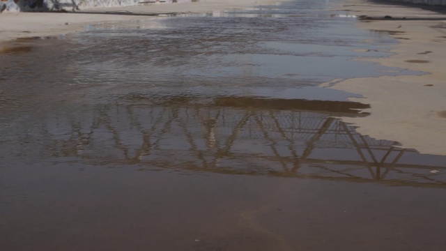 Video Reference: Water, Reflection, Sky, Sand, Tree, Sea, River, Chair, Shadow, Beach