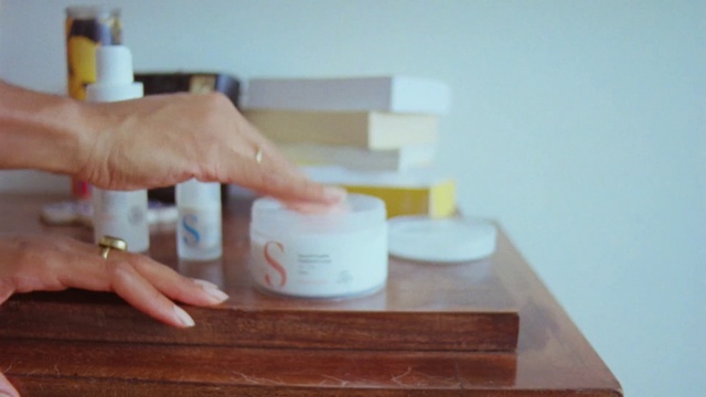 Video Reference: Hand, Wood stain, Finger, Table, Furniture, Shelf, Wood, Nail, Hardwood