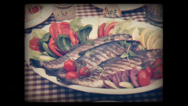 Video Reference: Painting, Still life, Food, Flesh, Cuisine, Dish, Fish, Art, Meat, Still life photography
