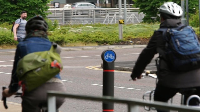 Video Reference: car, vehicle, infrastructure, road, pedestrian, street, recreation, police, tree, police, Person