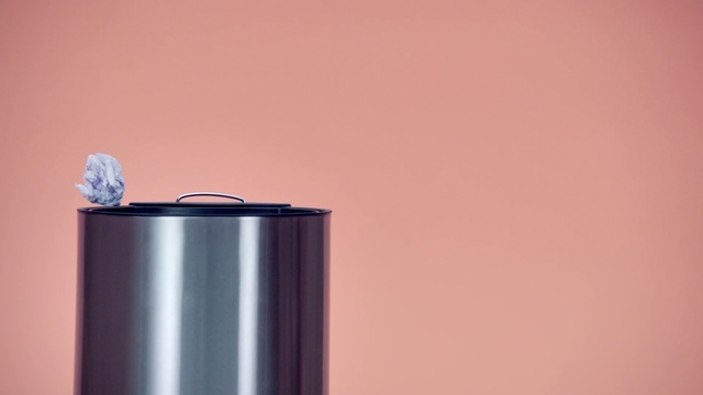 Video Reference: Waste container, Product, Cylinder, Waste containment, Material property, Recycling bin, Vacuum flask, Metal, Gloss