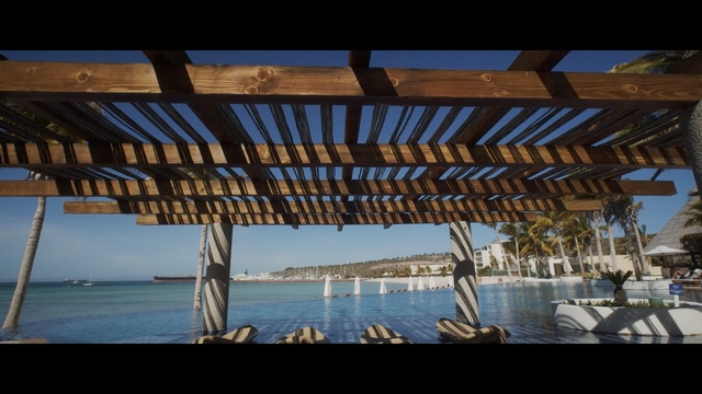 Video Reference: Sky, Water, Architecture, Sea, Pier, Tree, Vacation, Reflection, Horizon, Cloud