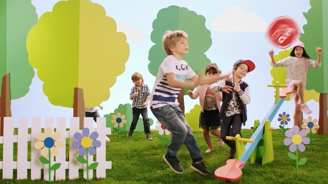 Video Reference: People in nature, Community, Fun, Play, Illustration, Child, Auto part, Playing with kids, Animation, Games