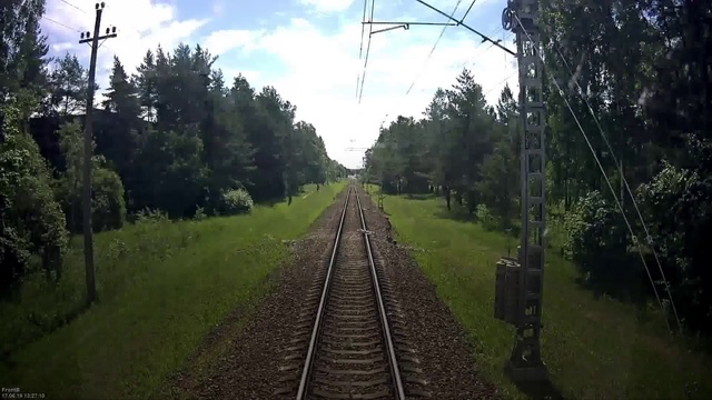 Video Reference: Track, Transport, Nature, Mode of transport, Thoroughfare, Tree, Vehicle, Overhead power line, Railway, Hill station