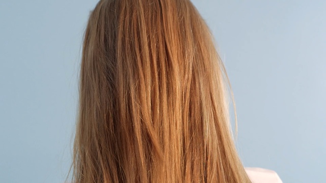 Video Reference: hair, human hair color, long hair, hair coloring, layered hair, brown hair, caramel color, step cutting