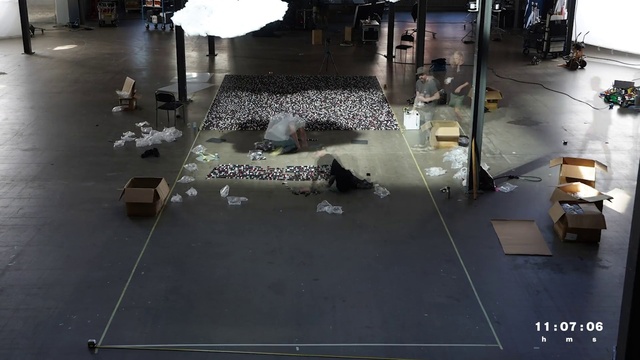 Video Reference: Floor, Flooring, Tile, Asphalt, Glass, Metal