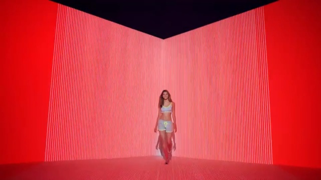 Video Reference: Stage, Red, Pink, Fashion, Textile, Performance, Curtain, Interior design, Event, Talent show, Person