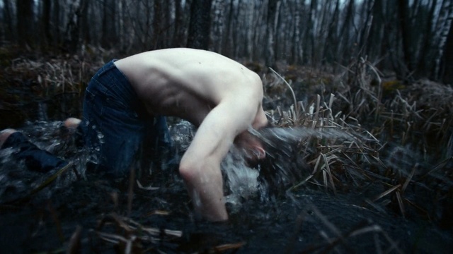 Video Reference: tree, girl, forest, water, grass, darkness, woodland